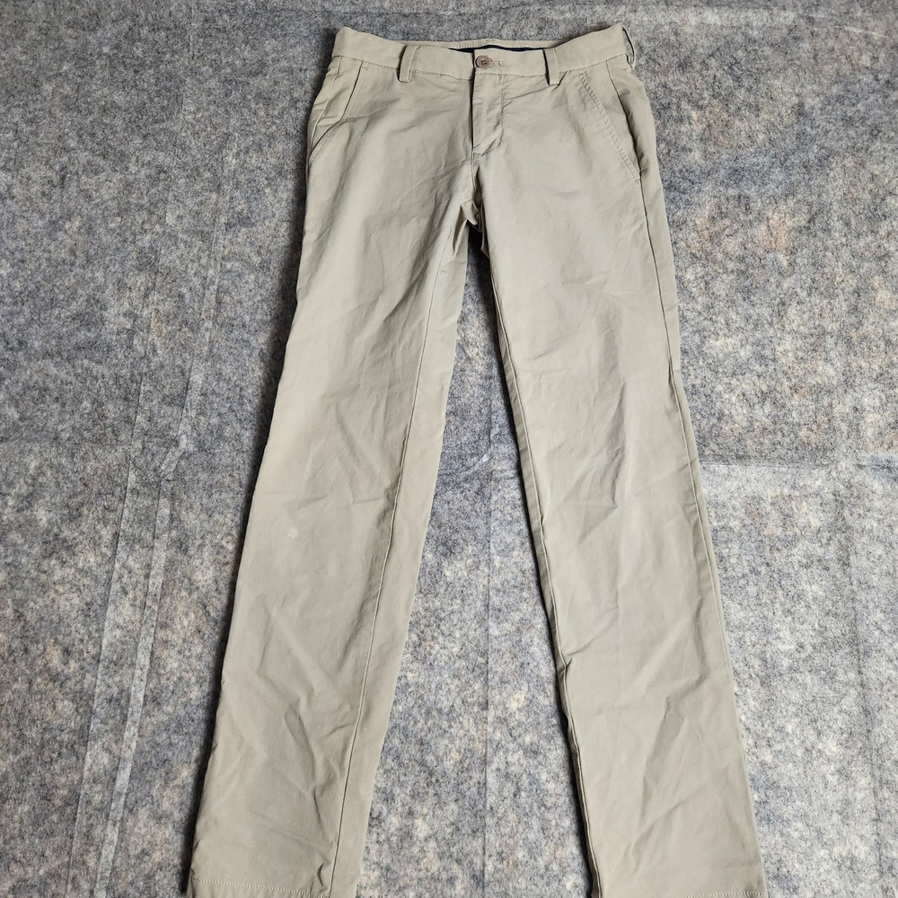 Vineyard Vines On The Go Performance Pants Men 28x32 Khaki Slim Fit Stretch